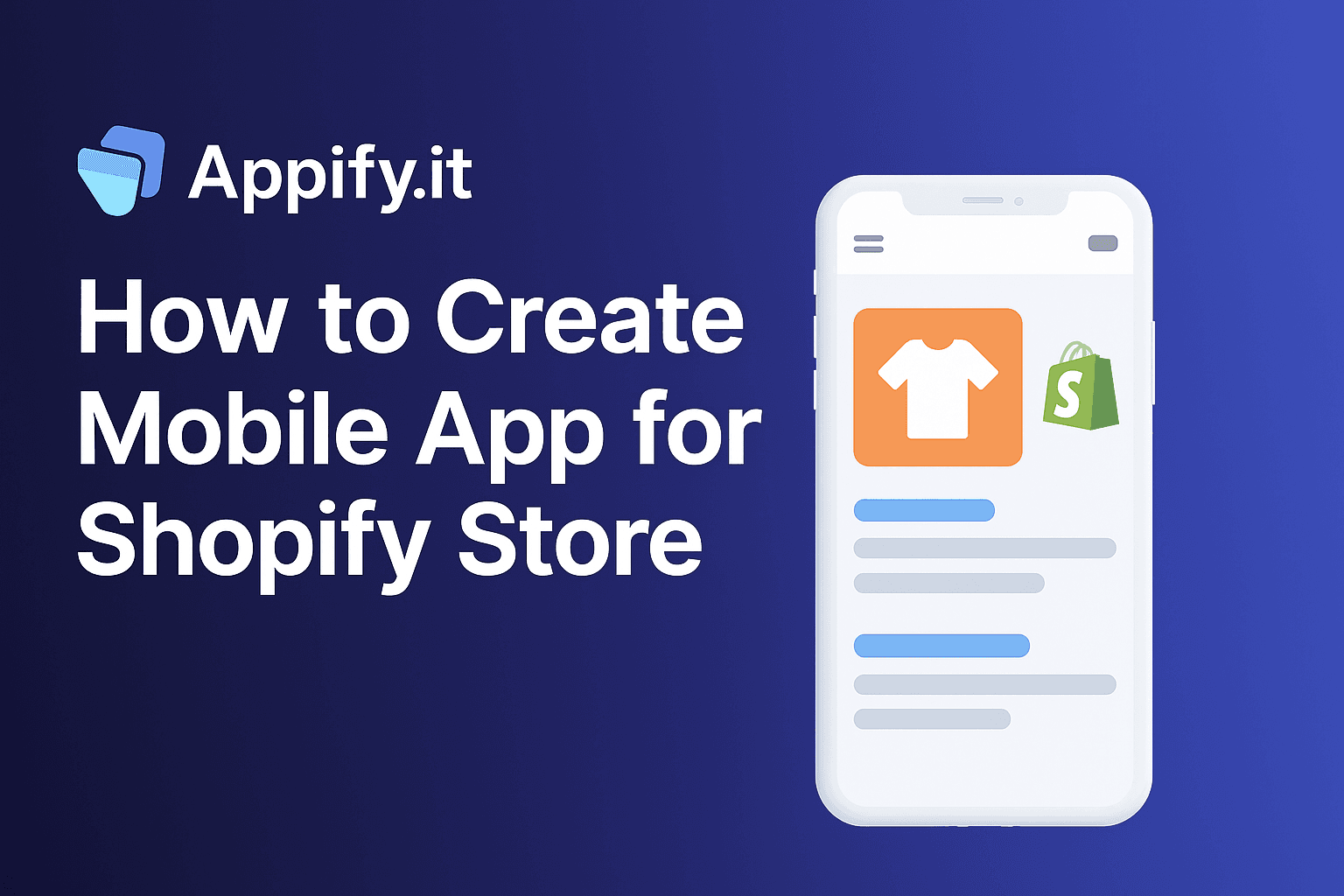 How to Create Mobile App for Shopify Store
